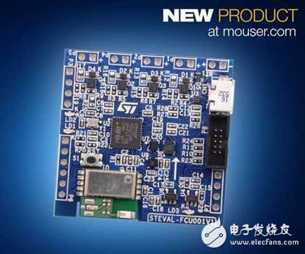 STMicroelectronics FCU評估板在貿(mào)澤開售，集成RF模塊加速無人機飛行控制設(shè)計